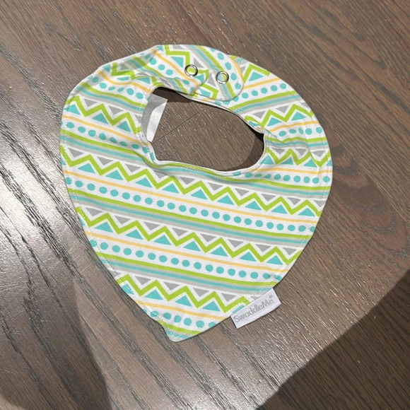 100% cotton blanket with 100% cotton bib - Picture 3 of 3